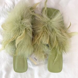 MANGO Feather Heels